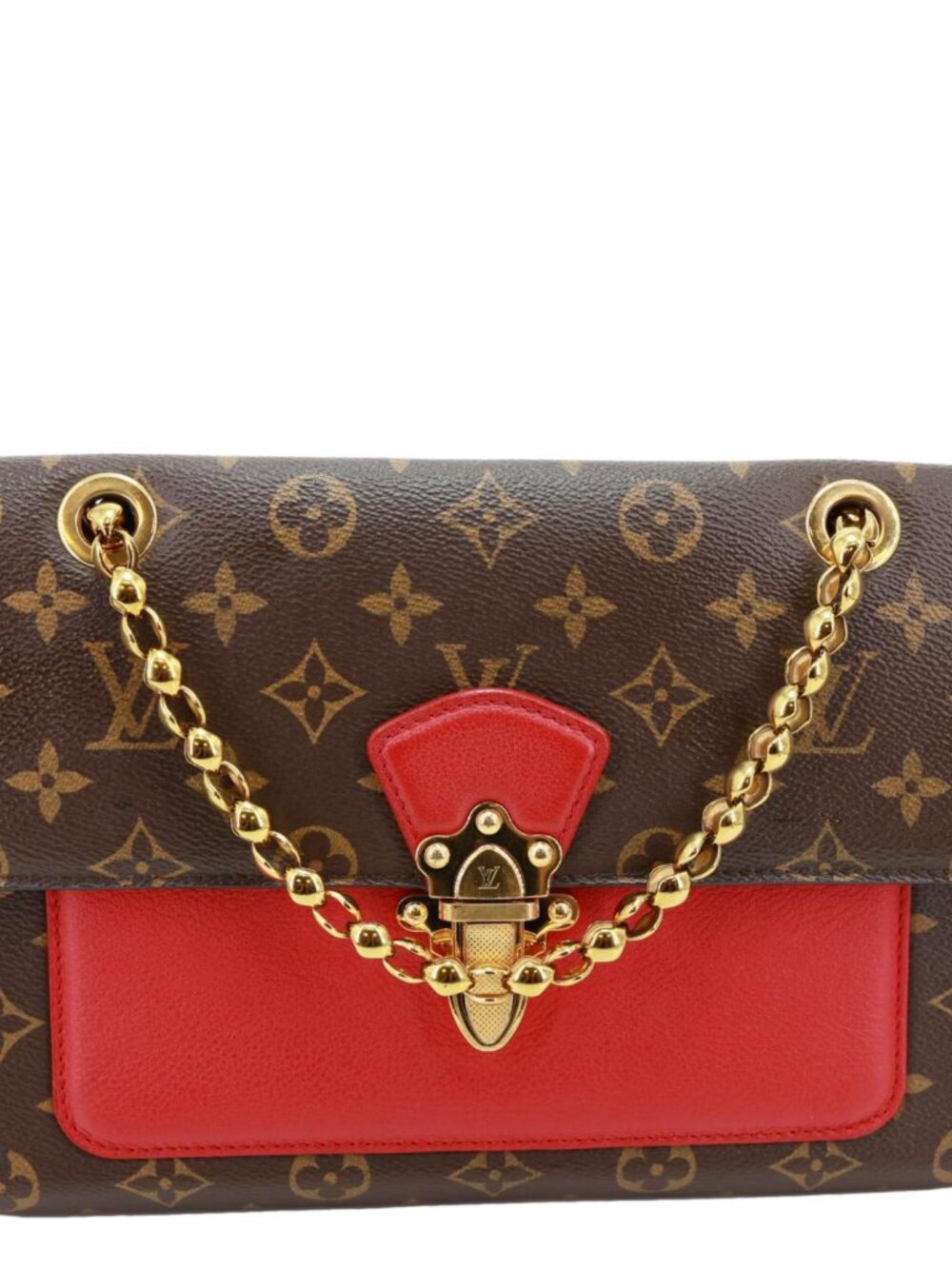 Louis Vuitton  Victoire Monogram Canvas Shoulder Crossbody Bag Cherry